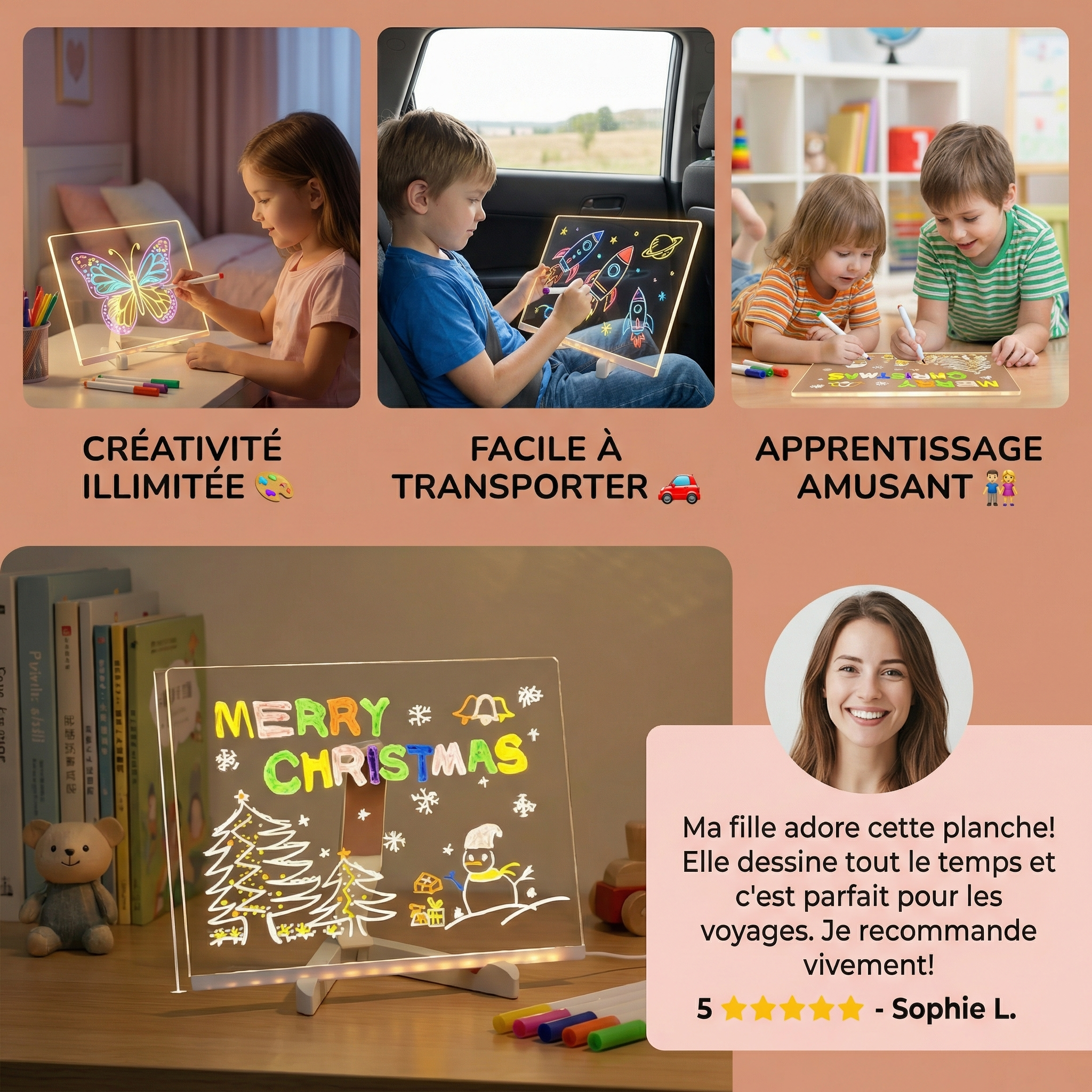 LumiDessin – Planche à dessin lumineuse pour enfants